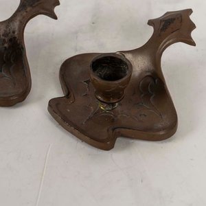 Par de Palmatorias de Metal con Desgaste - imagen 2