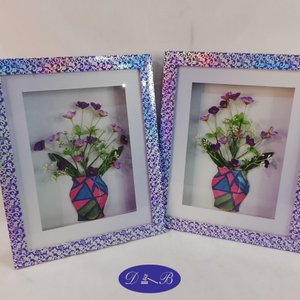 Lote anterior: Set de 2 Cuadros Decorativos con Flores y Tapa de Vidrio