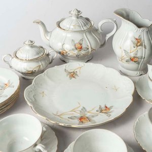 21 Piezas de porcelana Checa Medidas: 9.5x6 cm - imagen 2