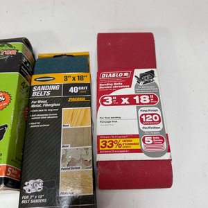 Lote de lijas para banda de diferentes granos - imagen 2