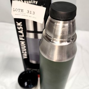 Lote siguiente: Termo Tipo Americano de Acero Inoxidable, Verde, Nuevo en Caja