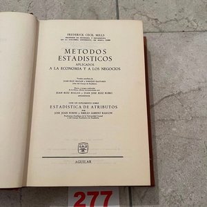 Métodos Estadísticos Aplicados a la Economía y los Negocios por Frederick C. Mills - imagen 2