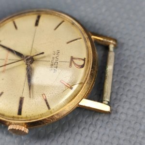 Reloj de Pulsera Invicta 17 Rubis Dorado para Hombre - imagen 3