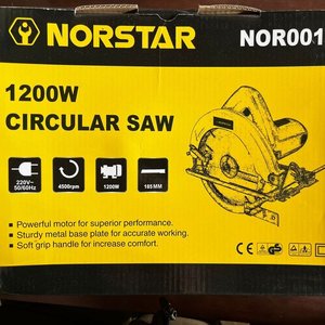 Lote siguiente: Sierra Circular Norstar 1200W NOR001