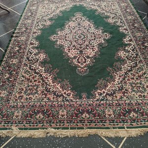 Alfombra Estilo Persa Verde para Living - imagen 1