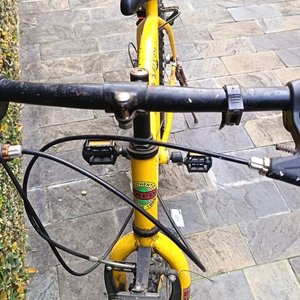 Bicicleta de Montaña Caloi Aspen Dolphin G.S. Rodado 26 Amarilla Años 90 - imagen 3