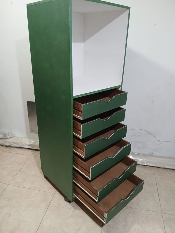Mueble Organizador Rodante para Herramientas con 6 Cajones