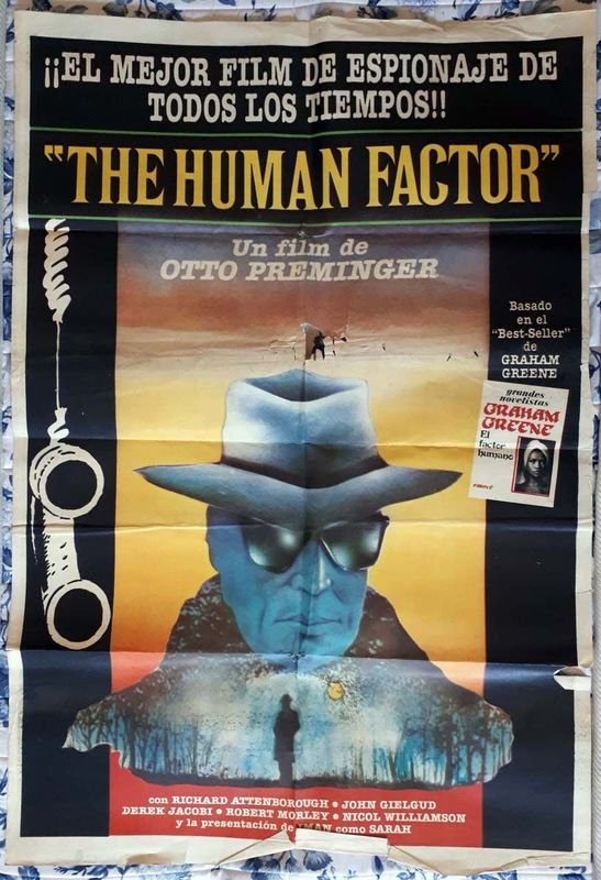 Poster Original de Cine "The Human Factor" - Richard Attenborough, 1979