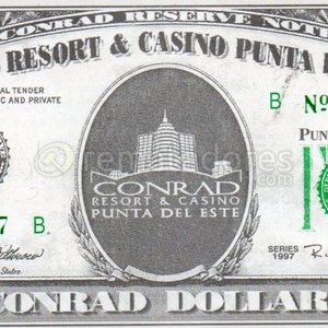 Lote anterior: Conrad Resort & Casino Punta del Este "Conrad Dollars" 5 Dólares