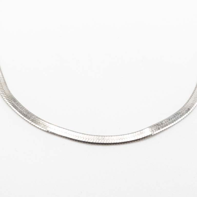 Cadena Chata de Plata 36cm - 4.3gr