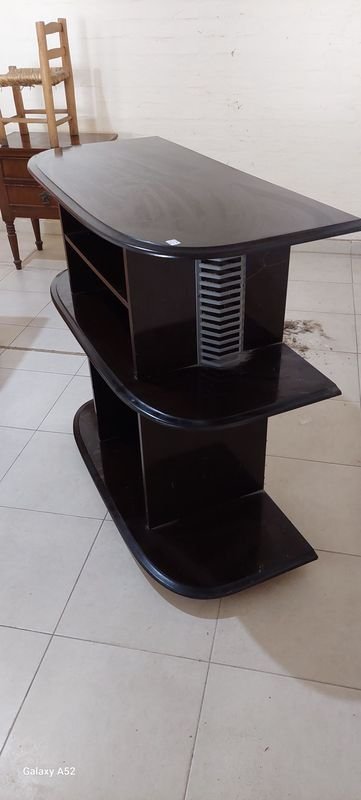 Rack de TV en MDF negro para televisor - imagen 3
