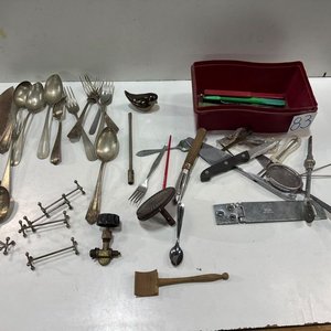 Conjunto de Cubiertos de Alpaca y Accesorios de Cocina - imagen 1