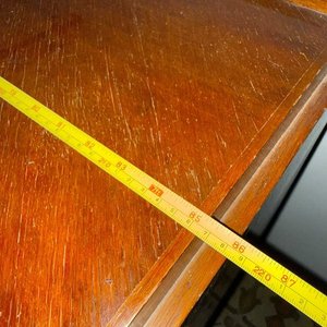 Aparador Bargueño Antiguo de Madera con Cajones y Estantes - imagen 5