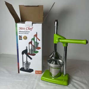 Exprimidor Manual Mrs Chef MJ-102 Metálico Verde - imagen 6