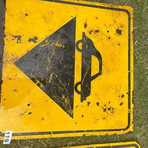 Lote de 4 Carteles de Señalización Vial de Pendiente - imagen 3