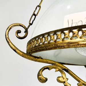 Colgante de Bronce con Opalina y Pantalla (con fisura) - imagen 4