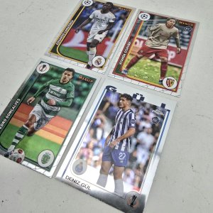 Lote de 4 Tarjetas de Fútbol Topps y Merlin - imagen 2