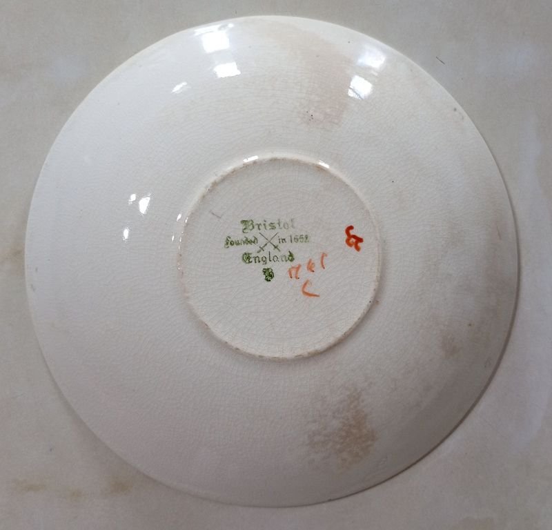 Plato de Porcelana INGLESA marca Bristol - Colección de Arte - imagen 2