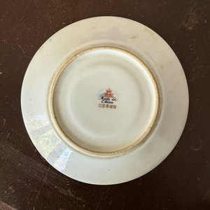 Lote de 12 Platos Surtidos de Porcelana con Diseños Florales y Paisajes - imagen 18
