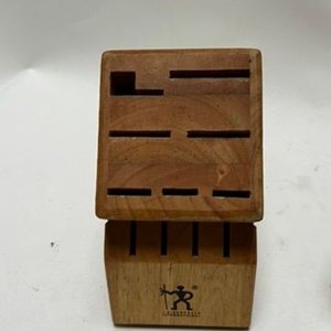Lote de Utensilios de Madera: Porta Cuchillos, Porta Tapas y Servilletero - imagen 3