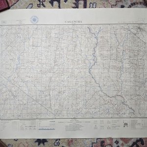 Lote siguiente: Mapa Topográfico Cagancha San Gregorio Escala 1:50000 Instituto Geográfico Uruguayo