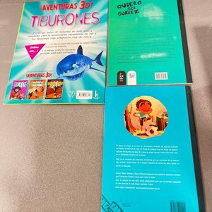 Lote de 3 Libros Infantiles: Aventuras 3D Tiburones y Quiero Ser Suárez - imagen 2