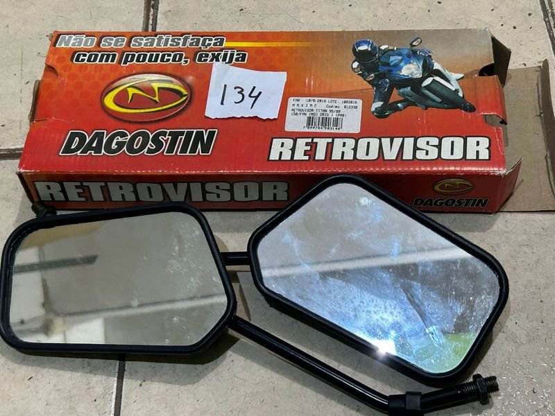 Par de Espejos Retrovisores para Moto Marca Dagostin