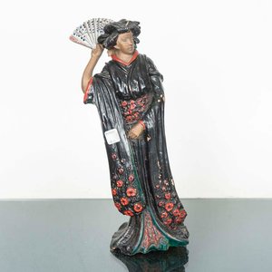 Lote anterior: Figura de Dama con Abanico Firmado en Cerámica