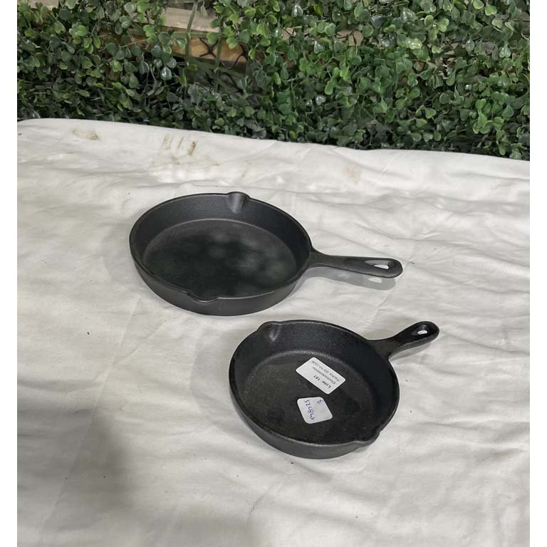 Set de 2 Sartenes de Hierro Fundido