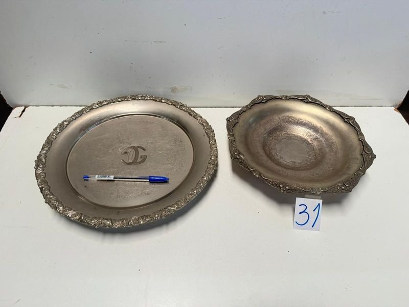 Lote anterior: Bandejas de Plata con Diseño Ornamental