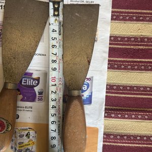 Lote de 5 Espátulas con Hoja de Metal y Mango de Madera - imagen 6