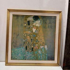 Lote anterior: Cuadro "El Beso" de Klimt, Marco Dorado