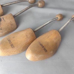 Lote de 4 Hormas para Zapatos Vintage de Madera - imagen 4