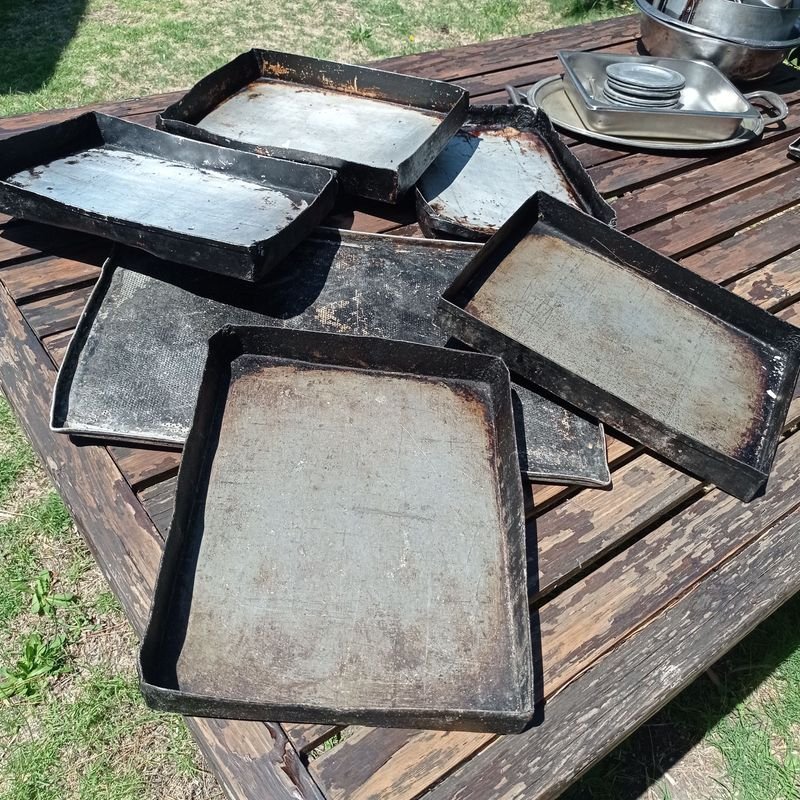 Conjunto de platos y bandejas de plata - imagen 5