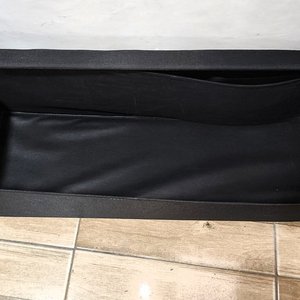 Baúl Plegable Capitaneado Negro de Tela - imagen 4