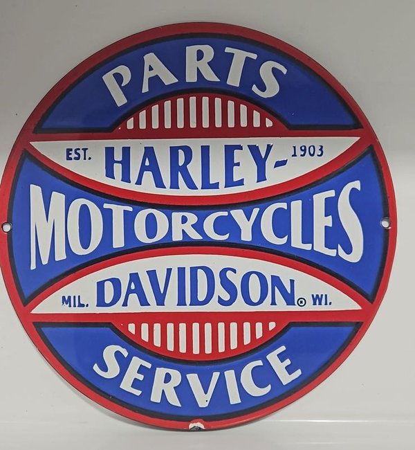 Signo de Harley-Davidson en esmalte - imagen 1