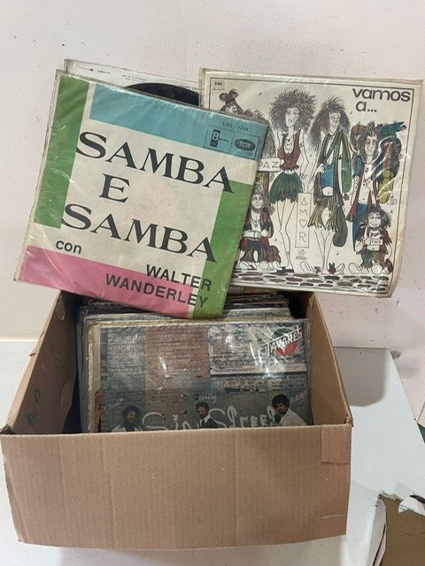 Lote siguiente: Colección de discos de vinilo