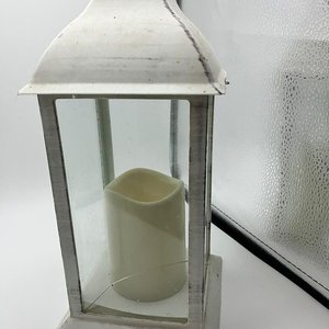 Farol Decorativo Blanco Estilo Vintage Rústico - imagen 2
