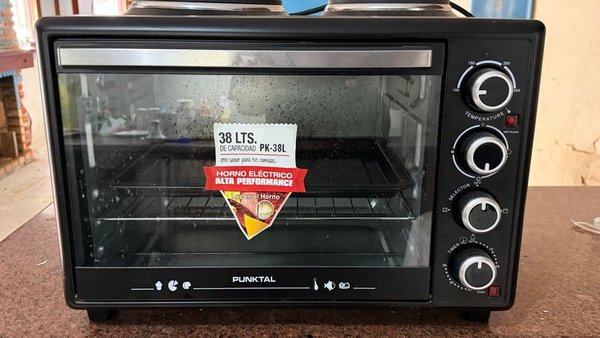 Pequeña Cocina Eléctrica Punktal PK-38L con Hornalla Doble