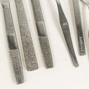 12 cubiertos de metal de compañias aéreas: Iberia, Lufthansa y United Airlines - imagen 2
