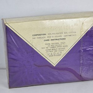 Juego de Sábanas Garden Australia Luxury Percale Violeta 240 Hilos King Single - imagen 3
