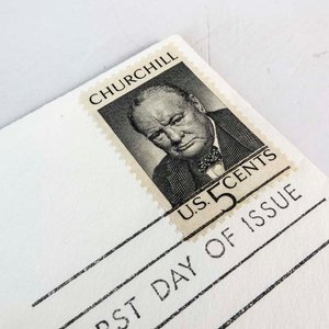Primer Día de Emisión Sir Winston Churchill - Estados Unidos 1965 - imagen 2