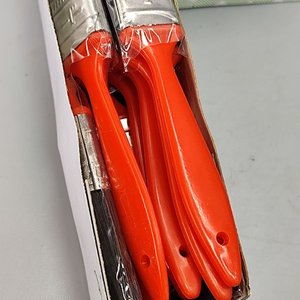 Docena de Pinceles de Poliéster 1" Mango Rojo - imagen 3