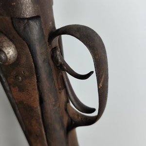 Escopeta Antigua de Dos Caños para Decoración - imagen 9