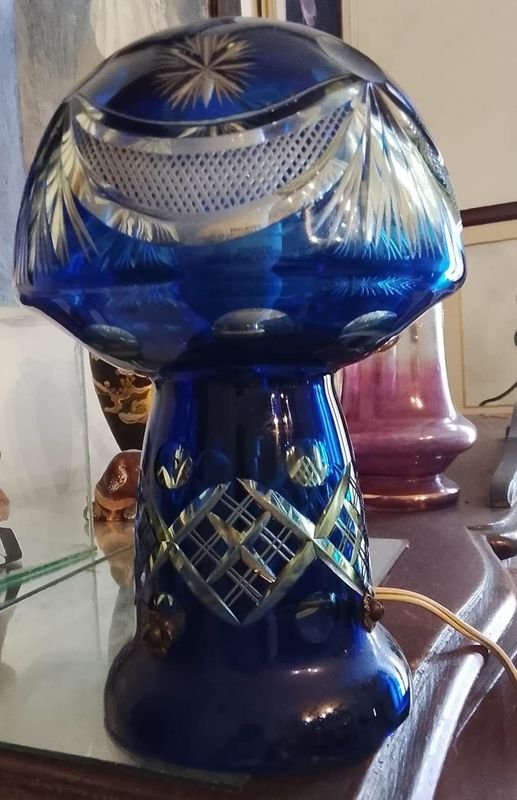 Lámpara de cristal Bohemia en forma de 'hongo' - imagen 3