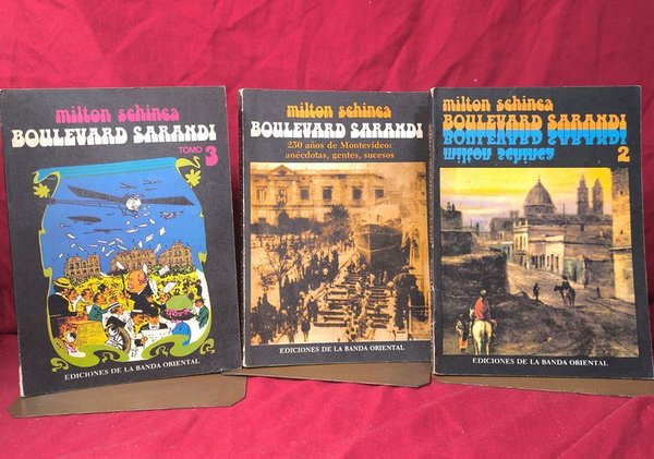 Milton Schinca Boulevard Sarandí 3 Tomos (1977-1978) Ediciones de la Banda Oriental - imagen 1