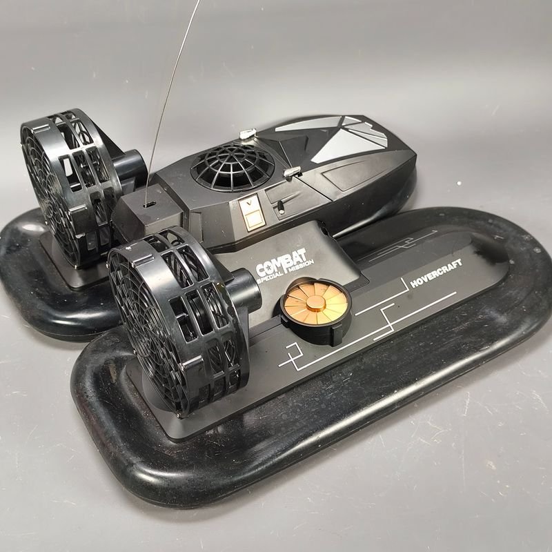 Hovercraft radio control, escala 1/32 alta velocidad en el agua y en la tierra - imagen 11