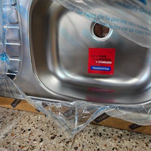 Mesada de Cocina Tramontina con Pileta Acero Inoxidable 1.20m x 50cm Sin Uso - imagen 3