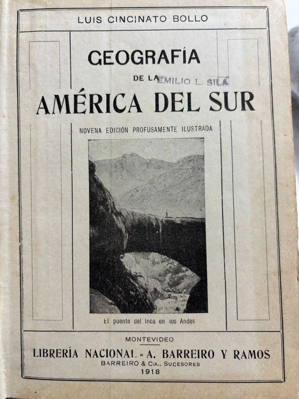 Luis Cincinato Bollo Geografías de América del Sur - Montevideo 1918 - imagen 4