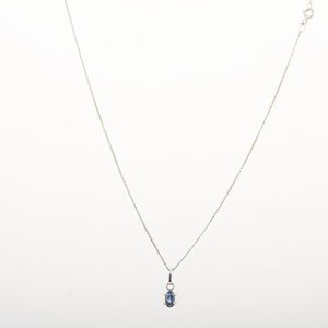 Cadena con Colgante de Oro 18k con Zafiro Ovalado - imagen 2
